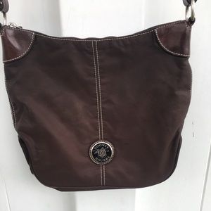 Brown Dooney&Bourke WayFarer Nylon Crossbody